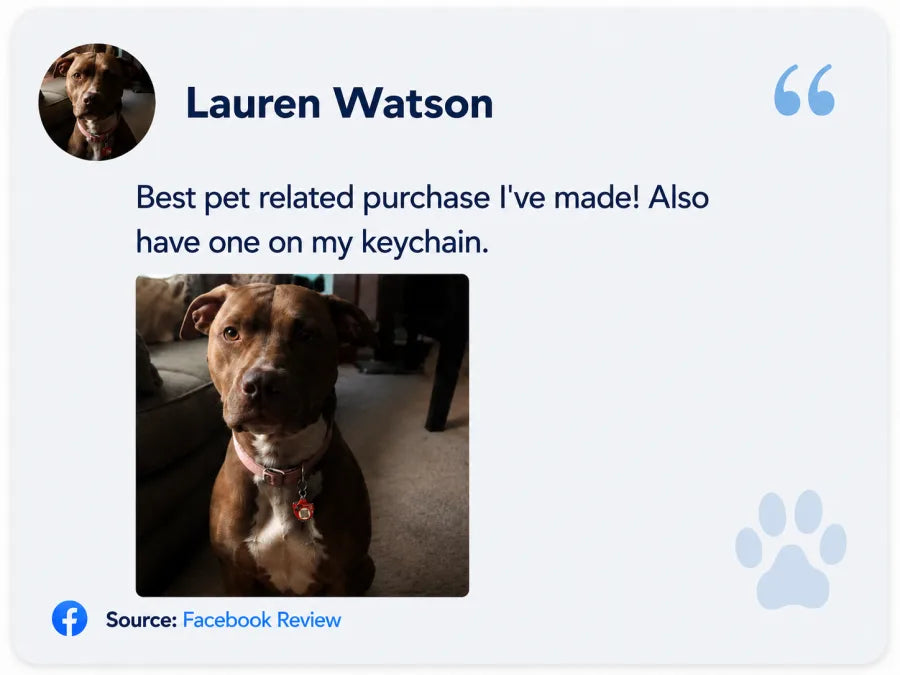Lauren Watson on Facebook: Best pet related purchase I've made! Also have one on my keychain.